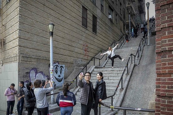 Meme Tourism in the U.S: Joker Stairs as a New Bronx Attraction photo